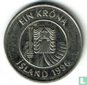 Island 1 Króna 1996 - Bild 1
