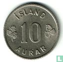 Islande 10 aurar 1967 - Image 2