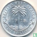 Afrique de l'Ouest britannique 2 shillings 1918 - Image 1
