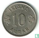 Islande 10 aurar 1953 - Image 2