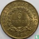 Brits-West-Afrika 6 pence 1924 (H) - Afbeelding 1