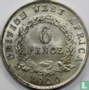 British West Africa 6 pence 1920 (H) - Image 1