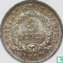 Britisch Westafrika 3 Pence 1917 - Bild 1