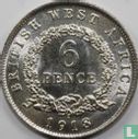 British West Africa 6 pence 1918 - Image 1