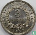 British West Africa 3 pence 1957 - Image 1
