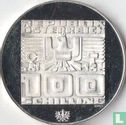 Oostenrijk 100 schilling 1976 (PROOF - adelaar) "Winter Olympics in Innsbruck" - Afbeelding 2