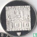 Autriche 100 schilling 1975 (BE - bouclier) "1976 Winter Olympics in Innsbruck - Olympic rings" - Image 2