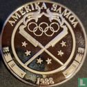 American Samoa 5 dollars 1988 (PROOF - coin alignment) "Summer Olympics in Seoul" - Image 1