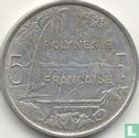 Polynésie française 5 francs 1977 - Image 2