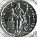 French Polynesia 5 francs 1986 - Image 1