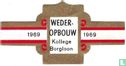 Weder-opbouw Kollege Borgloon - 1969 - 1969 - Afbeelding 1