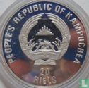 Cambodia 20 riels 1989 (PROOF) "1990 Football World Cup in Italy" - Image 2