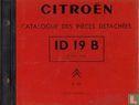 Catalogue des pièces détachées ID 19 B Berline - Image 1