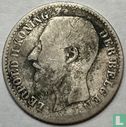 Belgique 1 franc 1887 (I. WIENER) - Image 2