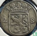 Holland 2 stuiver 1758 (zilver) - Afbeelding 2