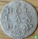 Holland 2 stuiver 1757 (1757/6) - Afbeelding 1