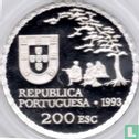 Portugal 200 escudos 1993 (BE - argent) "Portugese discoveries - 450th anniversary of Namban art" - Image 1