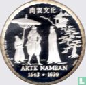 Portugal 200 escudos 1993 (BE - argent) "Portugese discoveries - 450th anniversary of Namban art" - Image 2