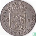Holland 6 stuiver 1737 (zilver) "Scheepjesschelling" - Afbeelding 1