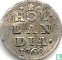Holland 1 stuiver 1760 (zilver) - Afbeelding 1
