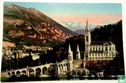 Lourdes ,la basilique et le pic du Jer. - Image 1