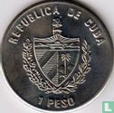 Cuba 1 peso 1995 (type 2) "Pirates of the Caribbean Sea - Mary Read" - Image 2