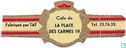 Cafe de LA PLACE DES CARMES 10 - Fabriqué par TAF - Tél. 23.76.33. - Image 1