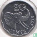 Swaziland 20 cents 2015 - Image 1