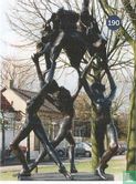 Kunstwerk 'Onder dak' tegenover De Kentering in 1987 gemaaakt door Jean en Marianne Bremers uit Helvoirt en geschonken door Stichting Woningbouw Rosmalen - Bild 1