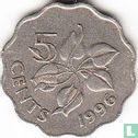 Swaziland 5 cents 1996 - Image 1