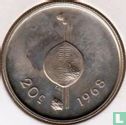 Swaziland 20 cents 1968 (PROOF) "Independence" - Image 1