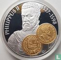 Netherlands Antilles 10 gulden 2001 (PROOF) "Philip II reaal" - Image 2