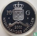 Antilles néerlandaises 10 gulden 2001 (BE) "Isabella and Albrecht double albertin" - Image 1