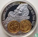 Netherlands Antilles 10 gulden 2001 (PROOF) "Isabella and Albrecht double albertin" - Image 2