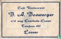 Café Restaurant B.A. Boswerger
