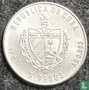 Cuba 5 pesos 1982 (type 2) "FAO - Food for all" - Afbeelding 2