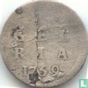 Gelderland 1 stuiver 1759 (zilver) "Bezemstuiver" - Afbeelding 1