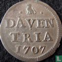 Deventer 2 stuiver 1707 - Image 1