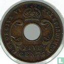 Oost-Afrika 5 cents 1939 (KN) - Afbeelding 2