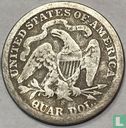 États-Unis ¼ dollar 1877 (S) - Image 2