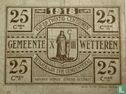Wetteren 25 Centimes 1918 - Image 2