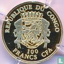 Congo-Brazzaville 100 francs 2023 (BE) "Santa Claus" - Image 2