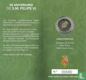 Spanje 2 euro 2018 (PROOF - folder) "50th anniversary of King Felipe VI" - Afbeelding 2