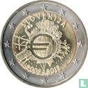 Slovenië 2 euro 2012 (coincard) "10 years of euro cash" - Afbeelding 3