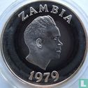Zambie 5 kwacha 1979 (BE) "Kafue lechwe" - Image 1