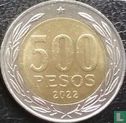 Chile 500 pesos 2022 - Image 1