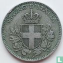 Italien 20 Centesimi 1919 (Überprägung KM# 28) - Bild 2