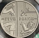 Verenigd Koninkrijk 5 pence 2022 - Afbeelding 2