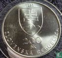 Slowakije 200 korun 1993 "150 years Slovak language" - Afbeelding 1