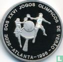 Sao Tome and Principe 1000 dobras 1993 (PROOF) "1996 Summer Olympics in Atlanta - Tennis" - Image 2